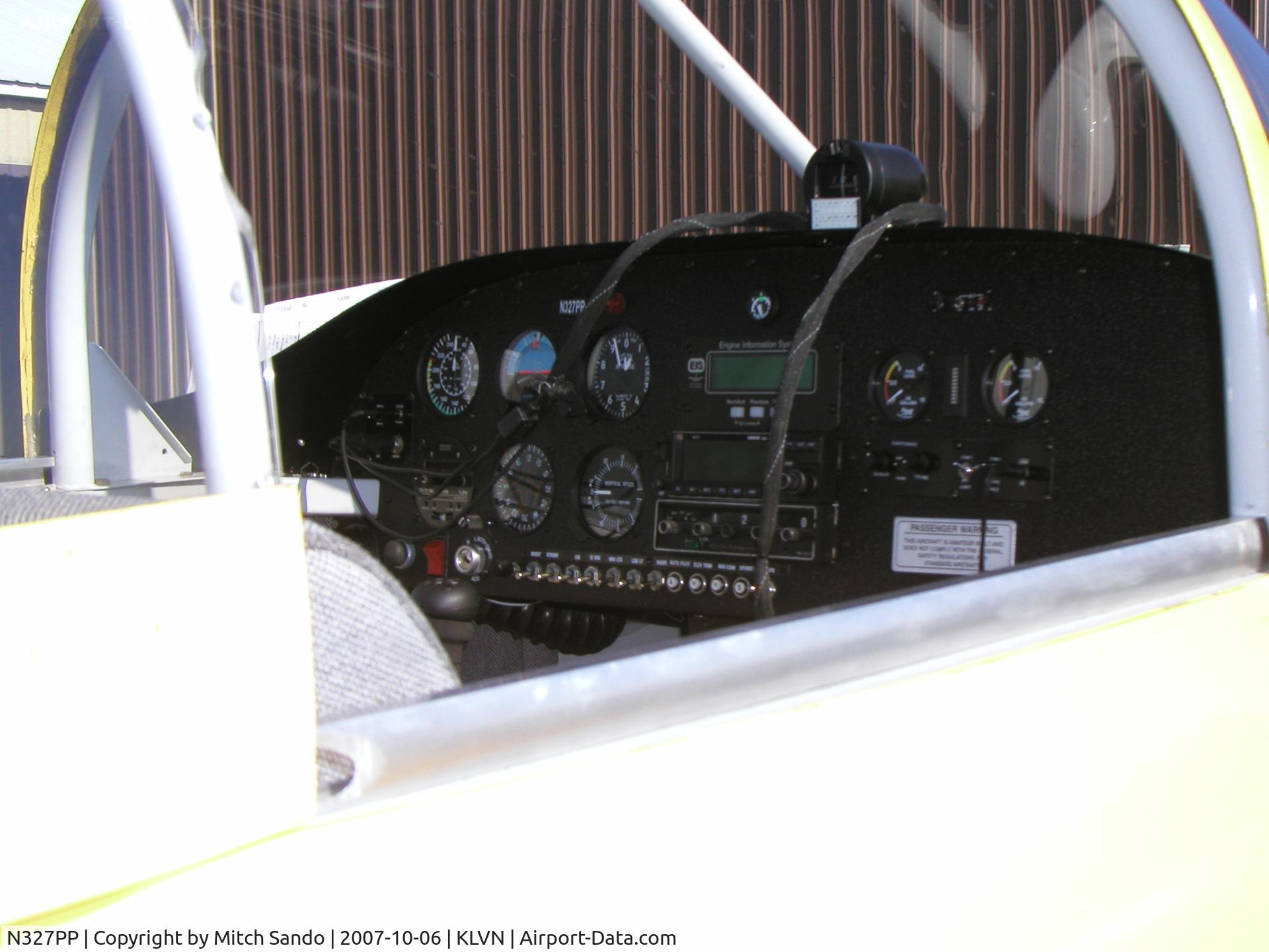 N327PP, 2005 Vans RV-7A C/N 70380, Parked outside the hangar.