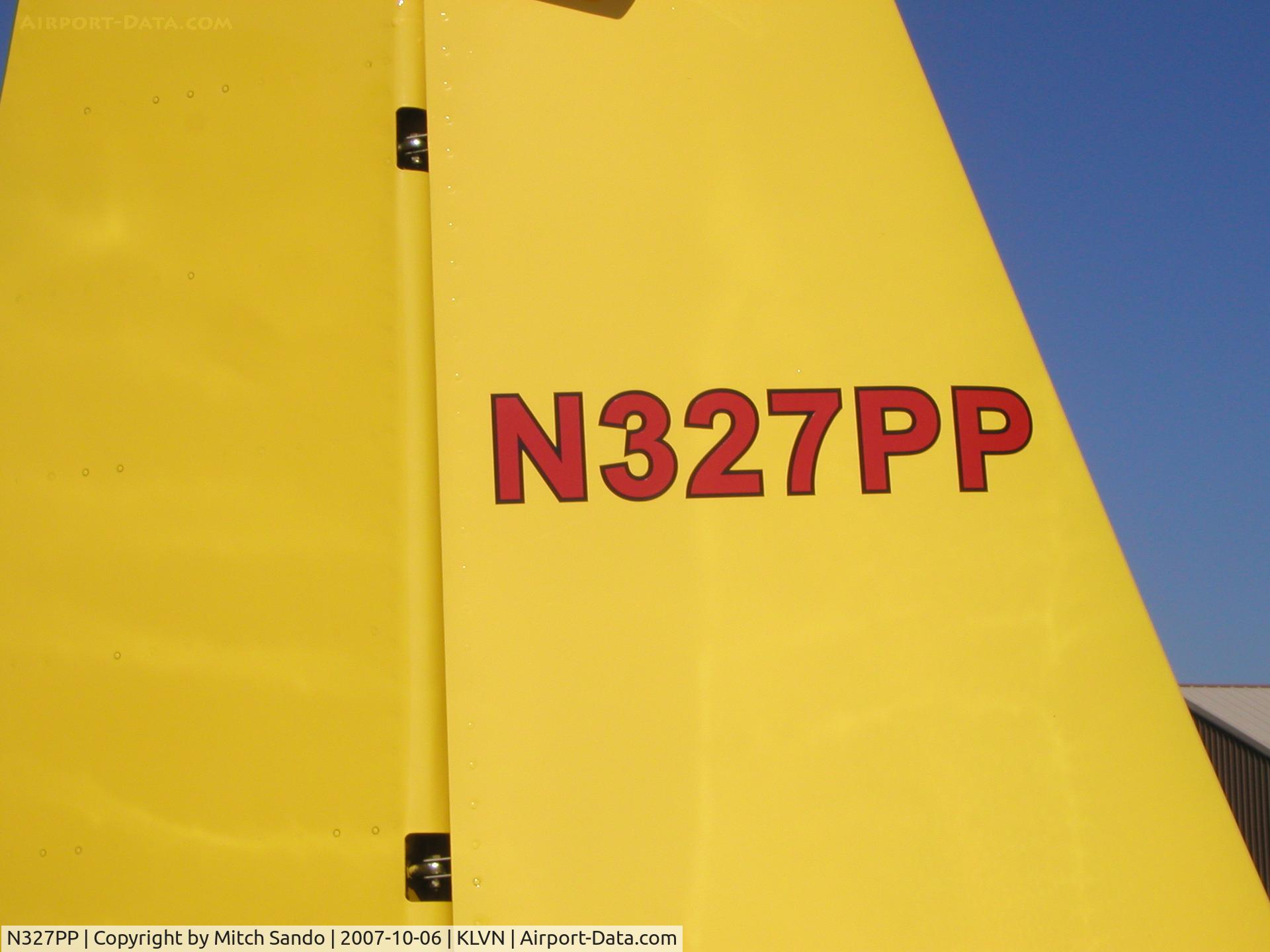 N327PP, 2005 Vans RV-7A C/N 70380, Parked outside the hangar.