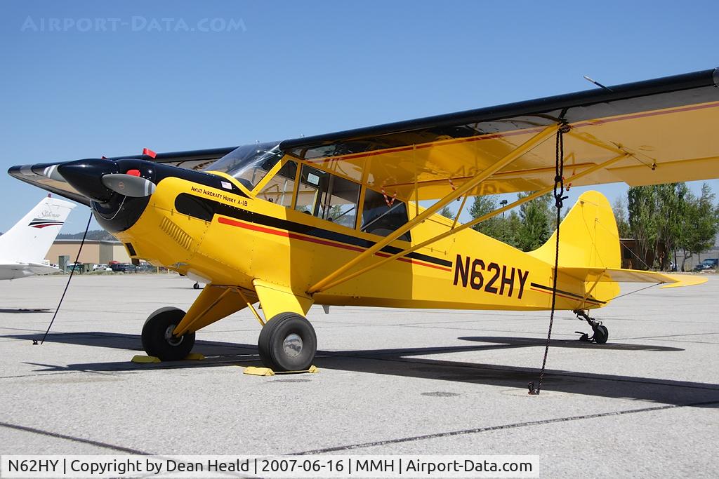 N62HY, 2004 Aviat A-1B Husky C/N 2258, Allen Air Inc. 2004 Aviat Aircraft Husky A-1B at Mammoth Yosemite Airport.