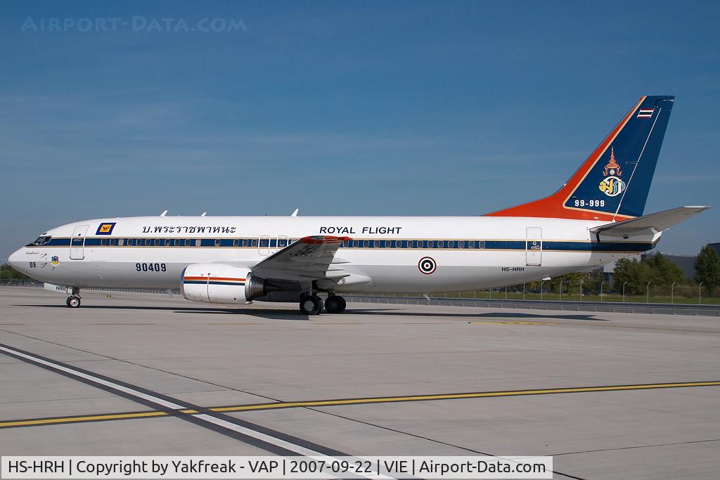 HS-HRH, 1990 Boeing 737-448 C/N 24866, Thai Government Boeing 737-400