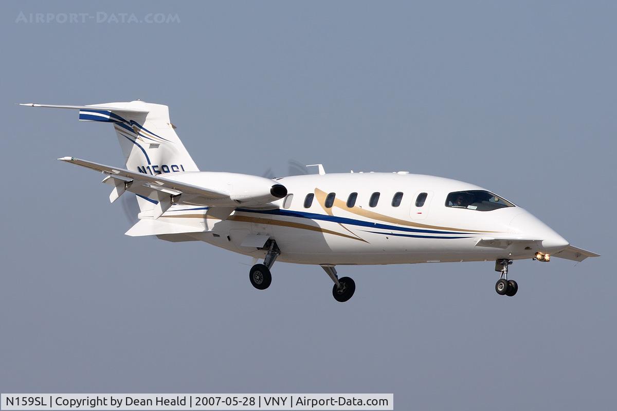N159SL, 2006 Piaggio P-180 Avanti II C/N 1121, 2006 Piaggio P180 N159SL on short-final to RWY 16R.
