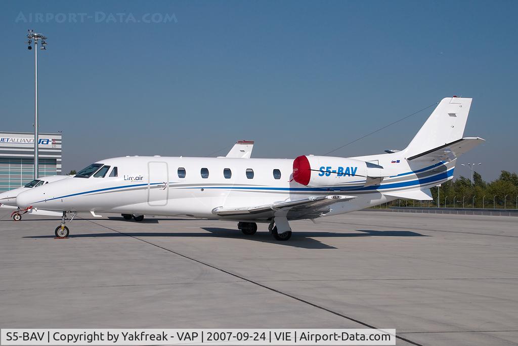 S5-BAV, 2006 Cessna 560XL Citation C/N 560-5660, Linxair Cessna 560XL Excel