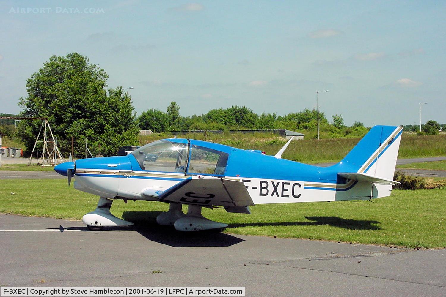 F-BXEC, Robin DR-400-140B Major C/N 954, Parked at the Creil flying clug area