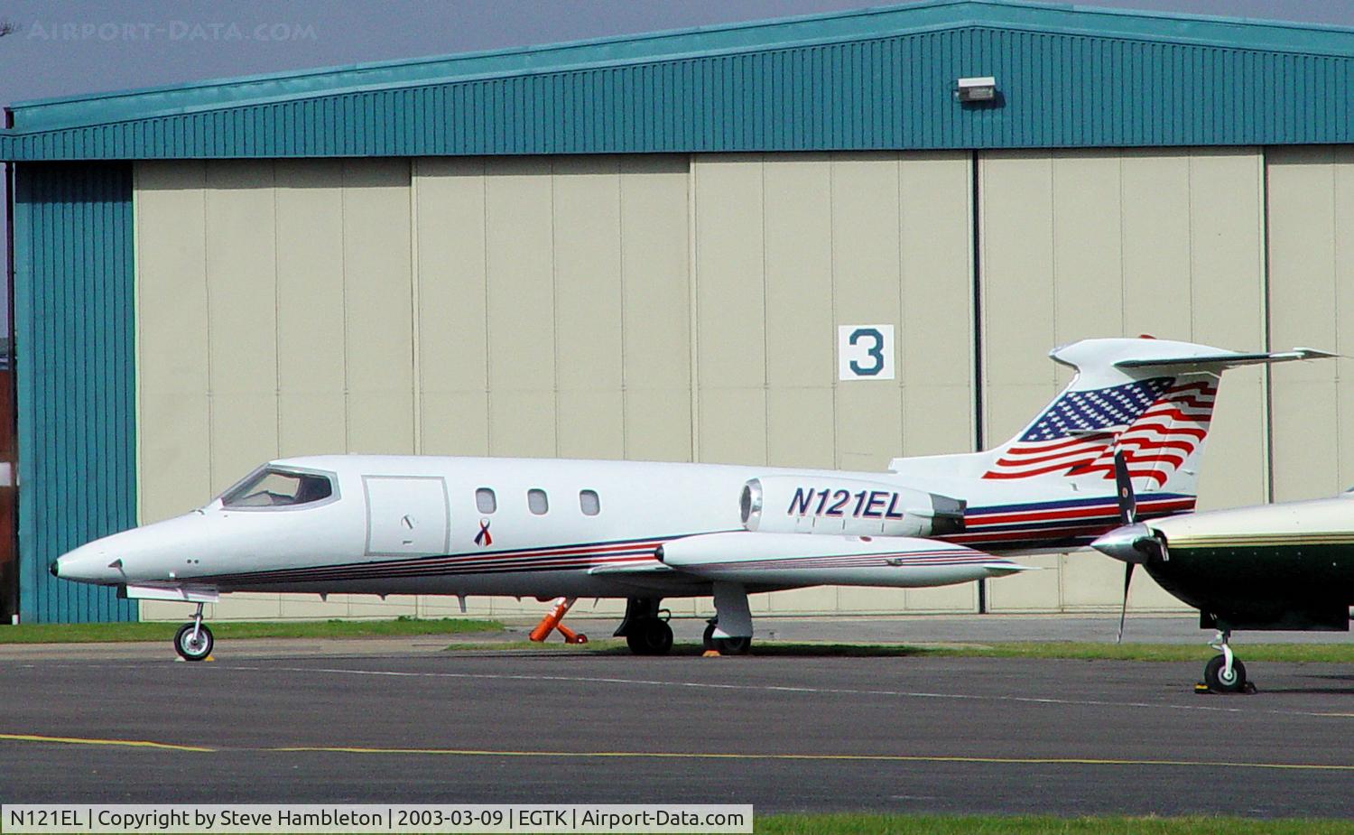 N121EL, 1968 Learjet 25 C/N 010, One of the earliest Lear Jets here at Oxford, Kidlington