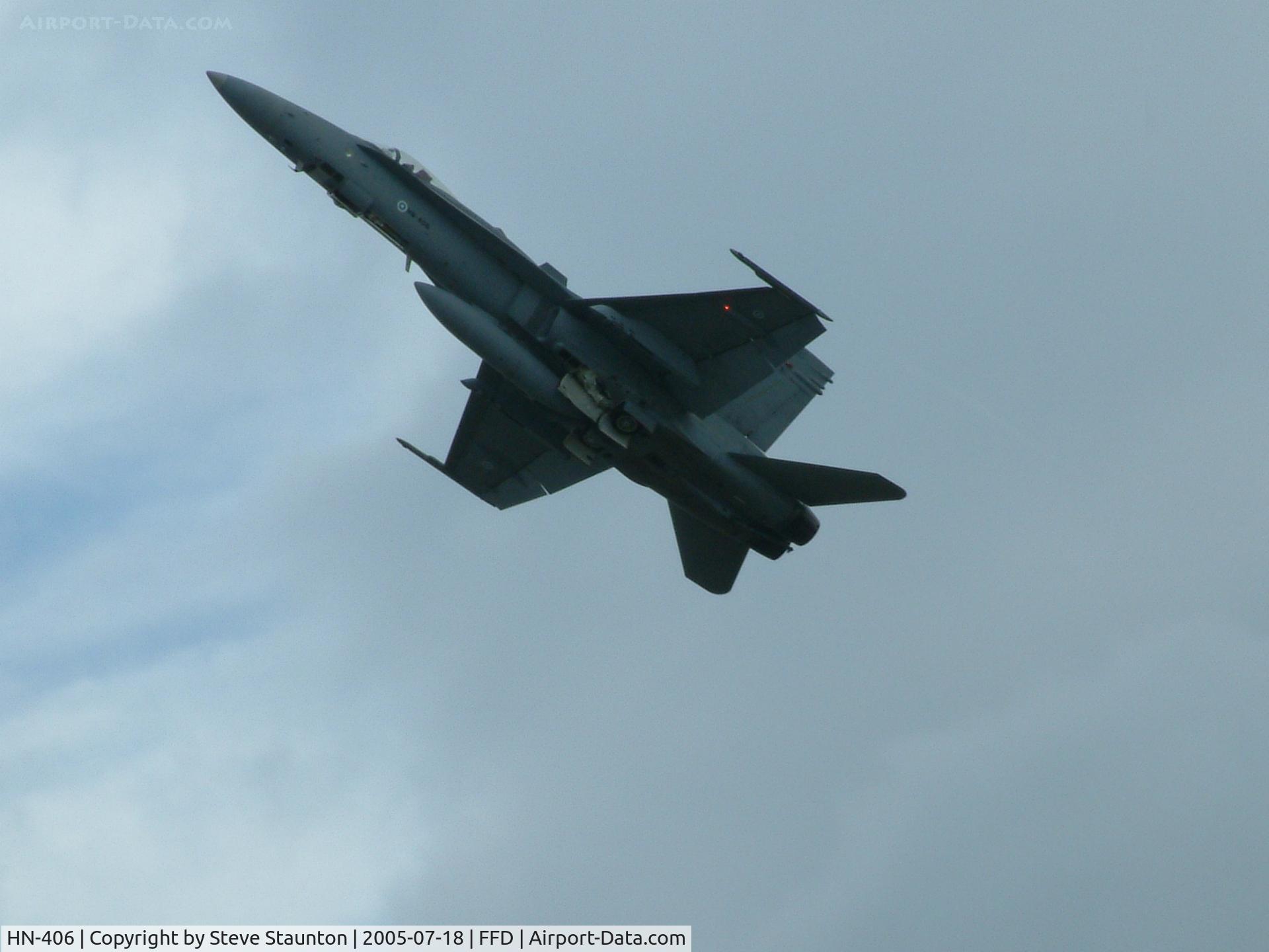 HN-406, McDonnell Douglas F-18C Hornet C/N 1307, Royal International Air Tattoo 2005