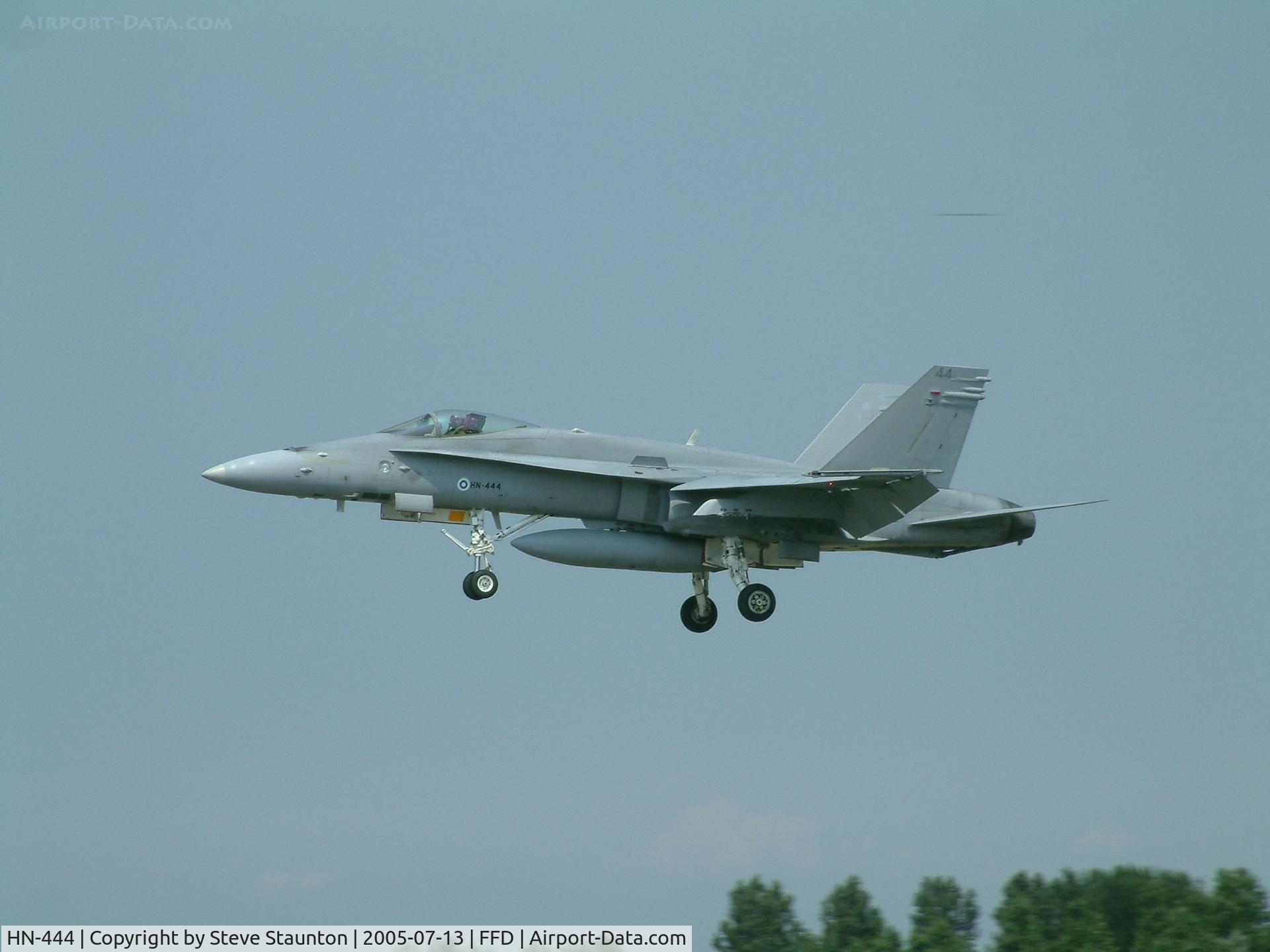 HN-444, McDonnell Douglas F-18C Hornet C/N 1464, Royal International Air Tattoo 2005