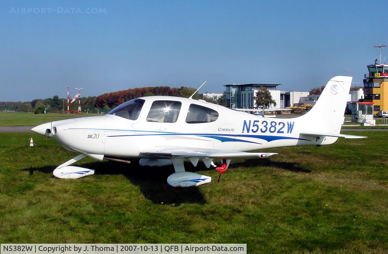 N5382W, 2004 Cirrus SR20 C/N 1416, Cirrus SR-20