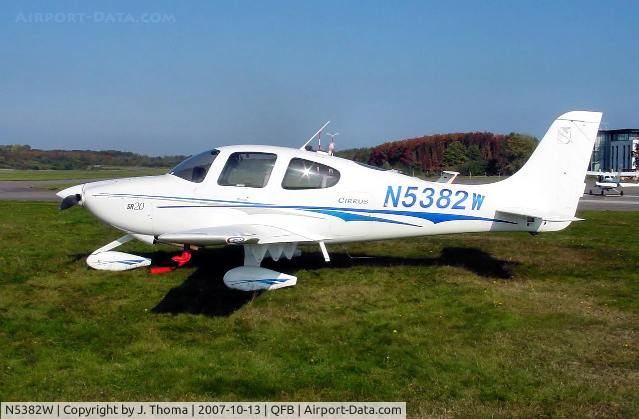 N5382W, 2004 Cirrus SR20 C/N 1416, Cirrus SR-20