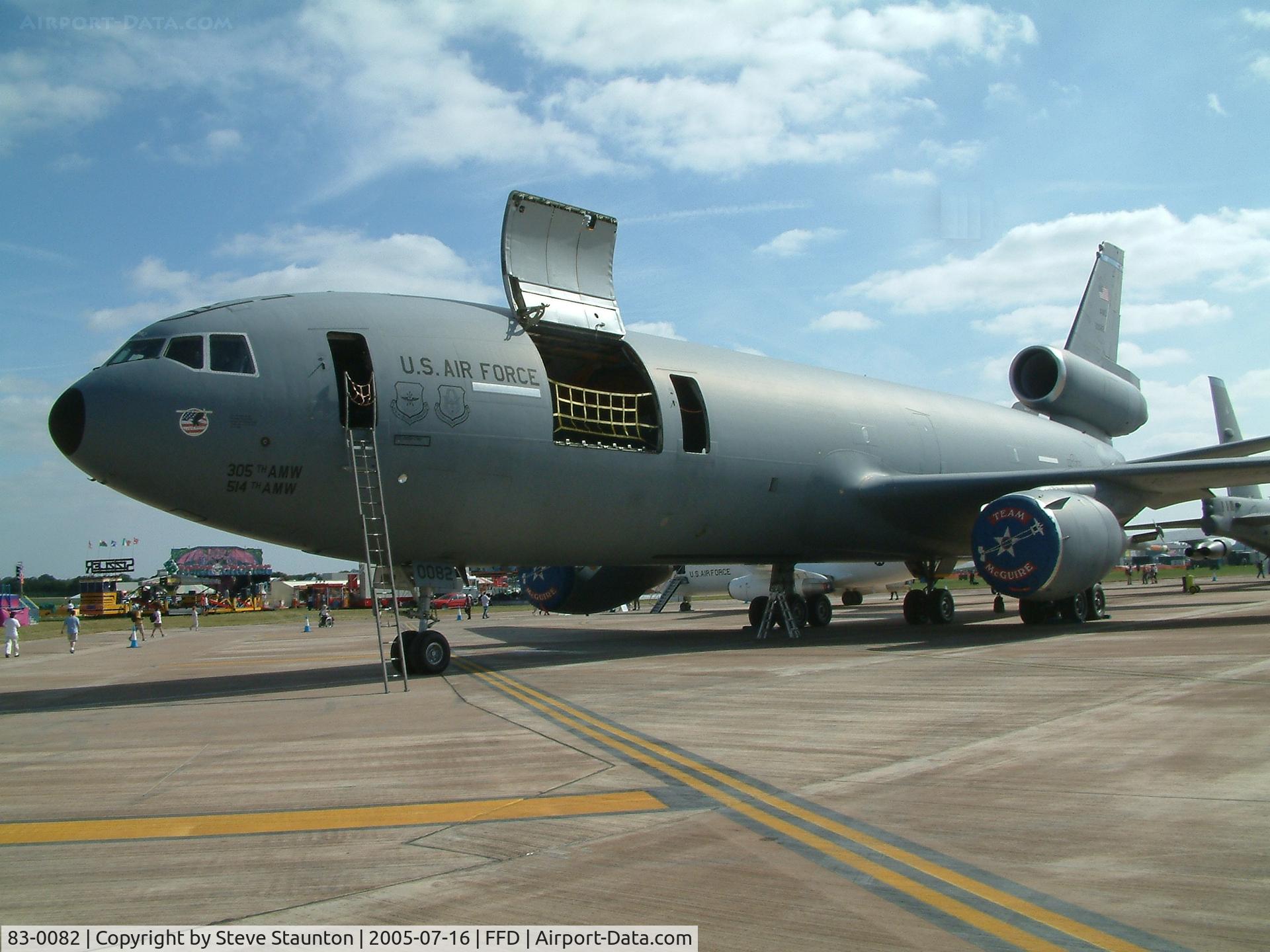83-0082, 1983 McDonnell Douglas KC-10A Extender C/N 48223, Royal International Air Tattoo 2005