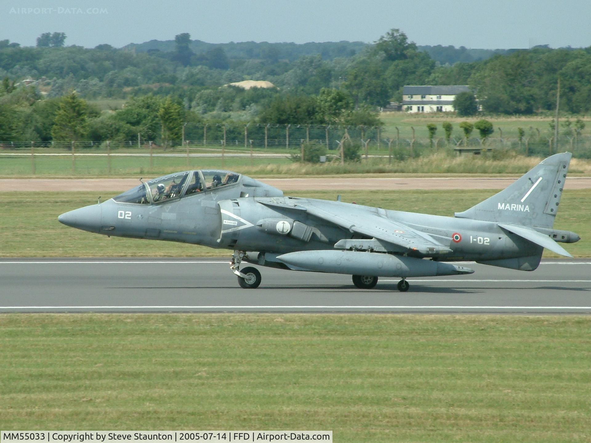 MM55033, McDonnell Douglas TAV-8B Harrier II C/N T020, Royal International Air Tattoo 2005