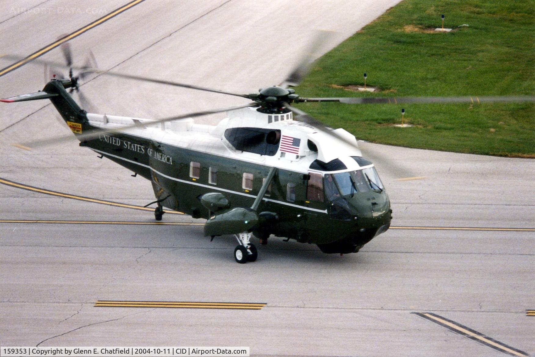 159353, Sikorsky VH-3D Sea King C/N 61727, Presidential Helicopter in for President Bush's visit