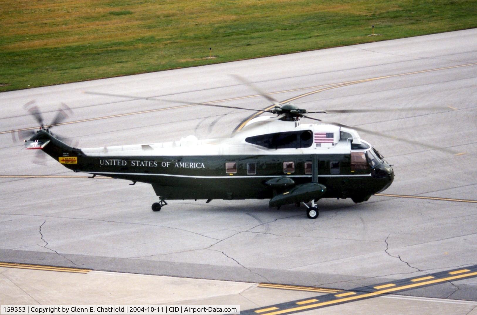 159353, Sikorsky VH-3D Sea King C/N 61727, Presidential Helicopter in for President Bush's visit