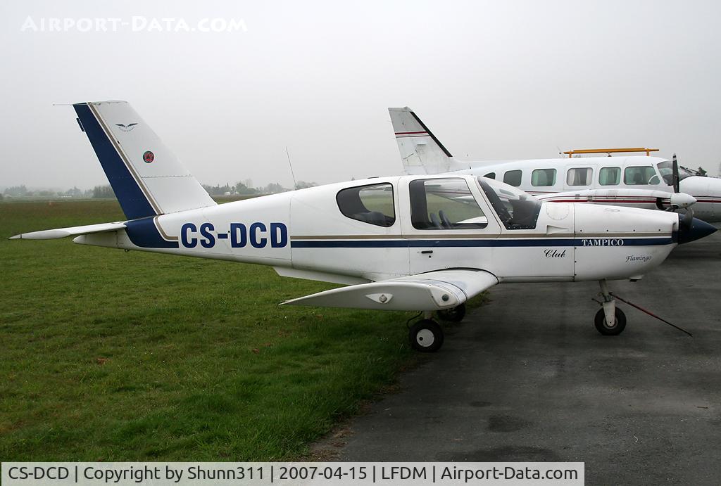 CS-DCD, Socata TB-9C Club Tampico Club C/N 1127, Socata TB10 parked in front of a maintenance hangar...