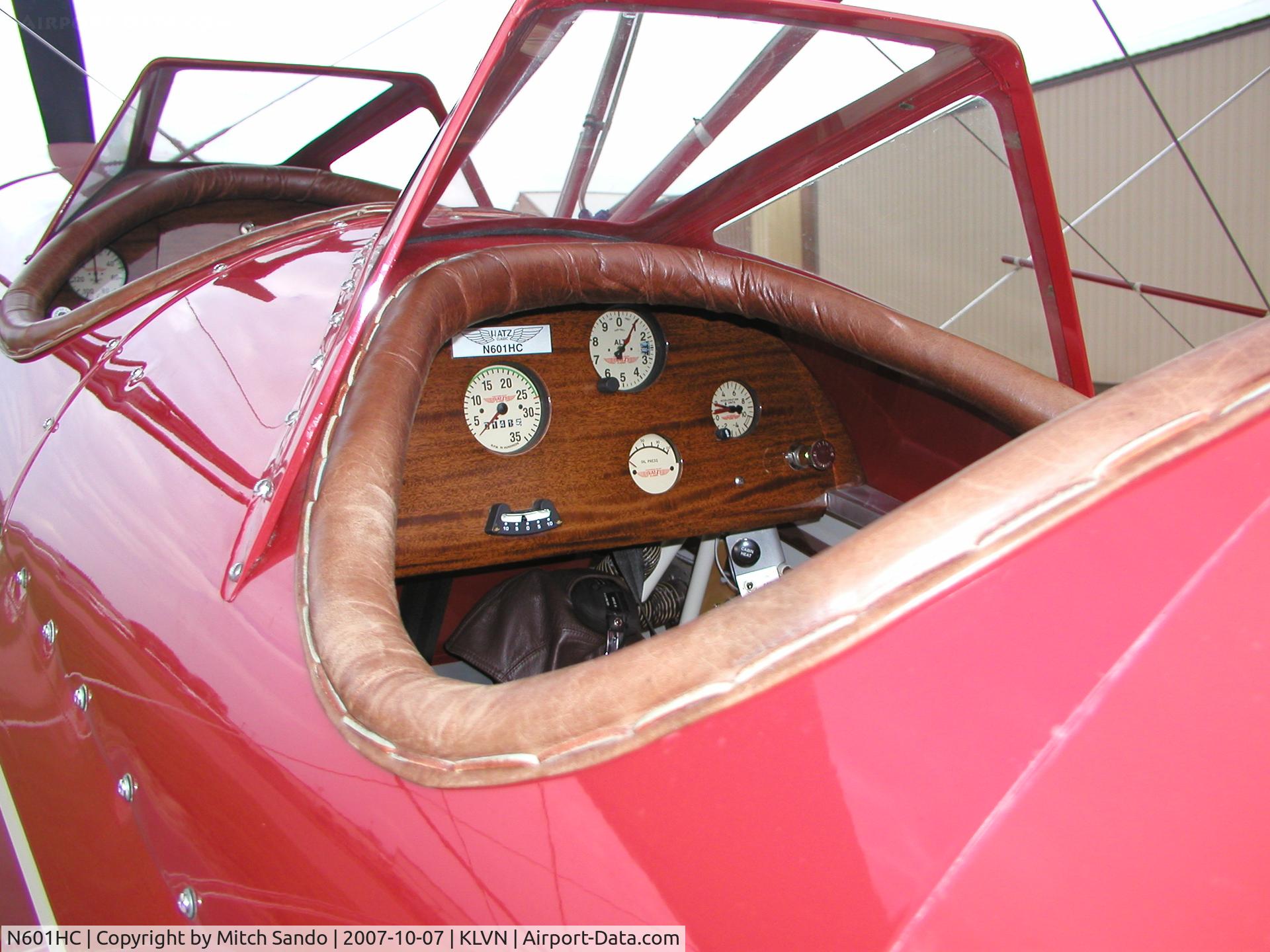 N601HC, 2003 Hatz Biplane C/N 006, Parked outside the hangar.