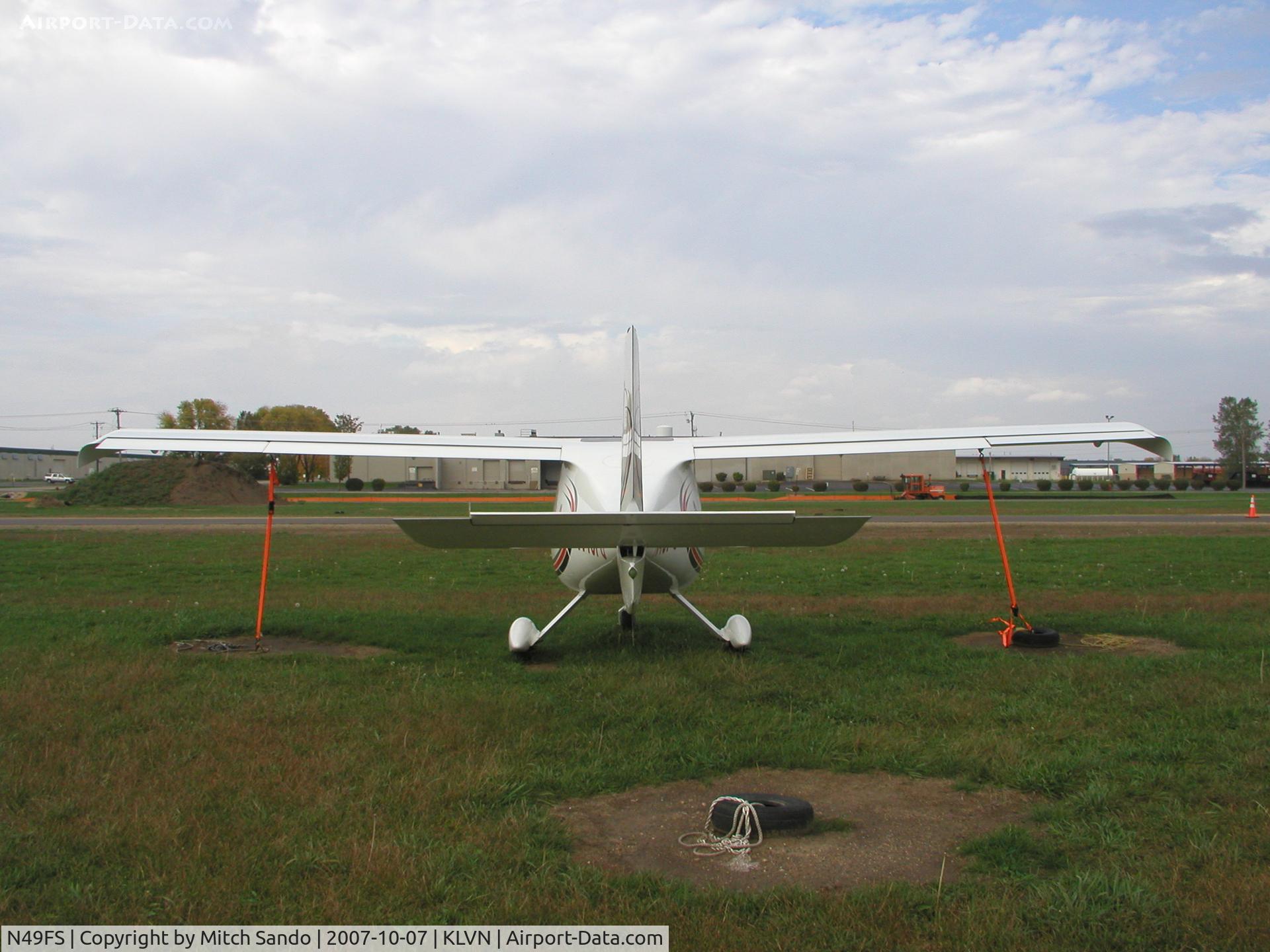 N49FS, 2004 Flight Design CT2K C/N 04-12-09, Tied down at Airlake.