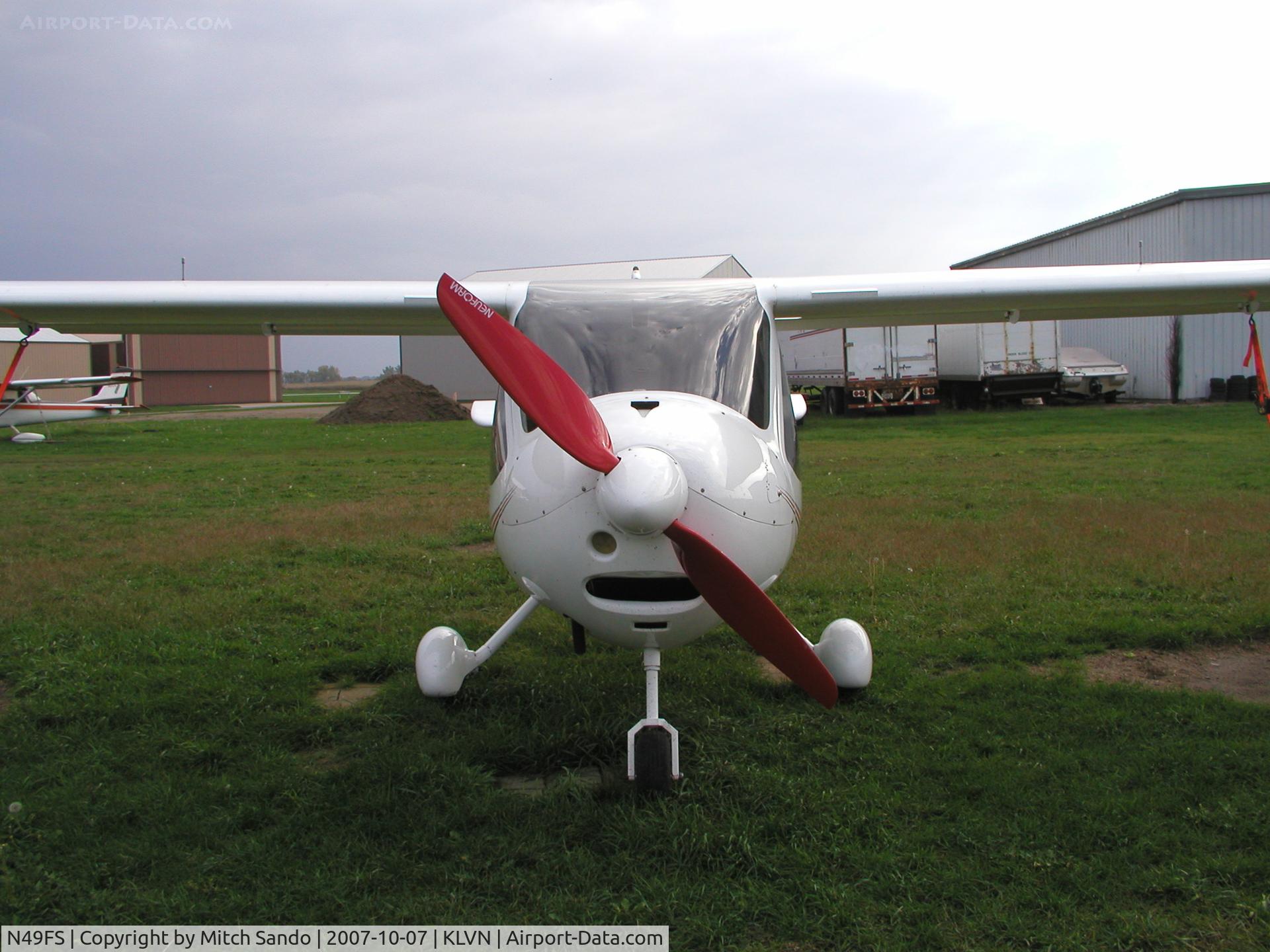 N49FS, 2004 Flight Design CT2K C/N 04-12-09, Tied down at Airlake.