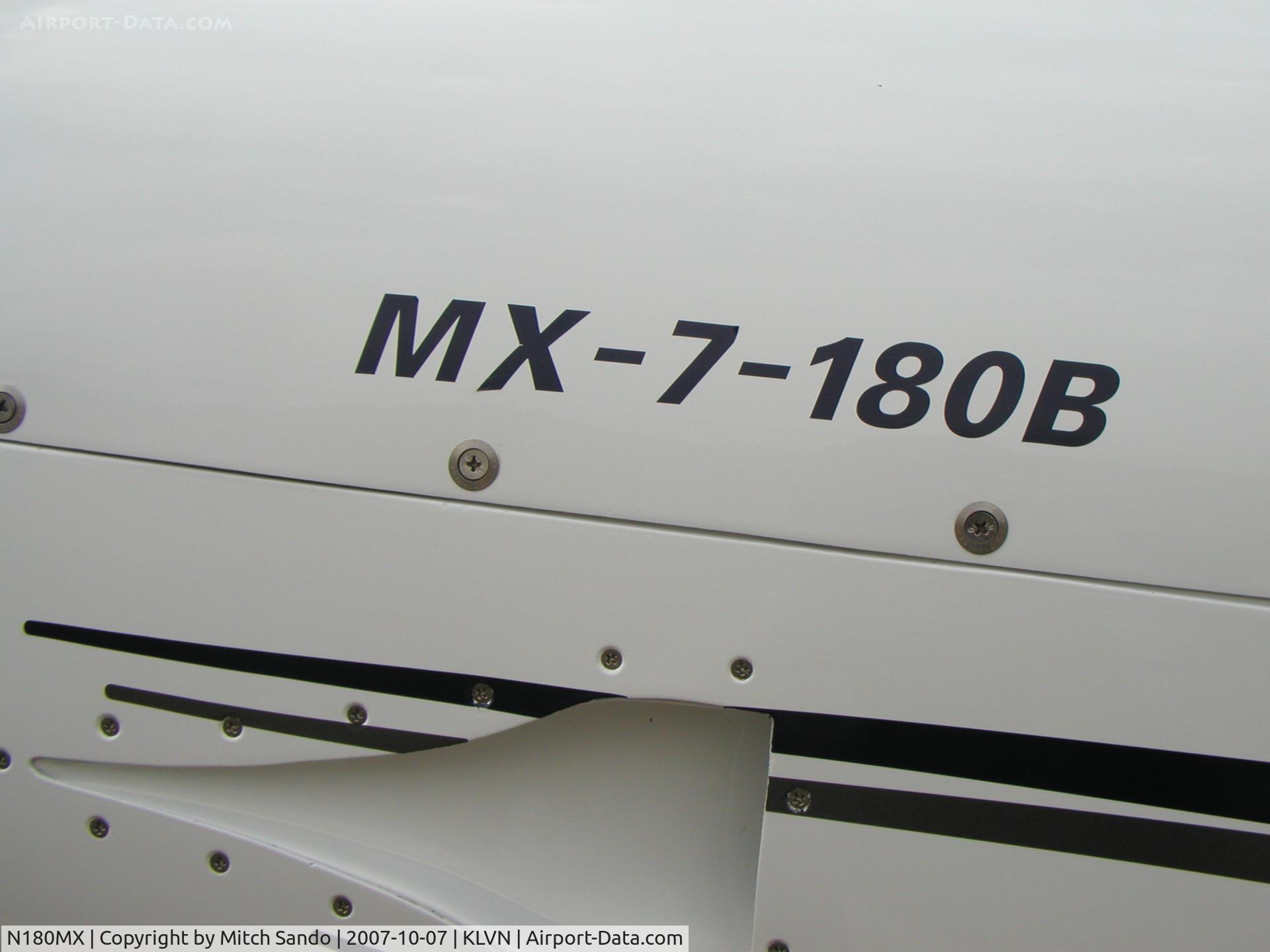 N180MX, 2007 Maule MX-7-180B Star Rocket C/N 22025C, Parked outside the hangar.