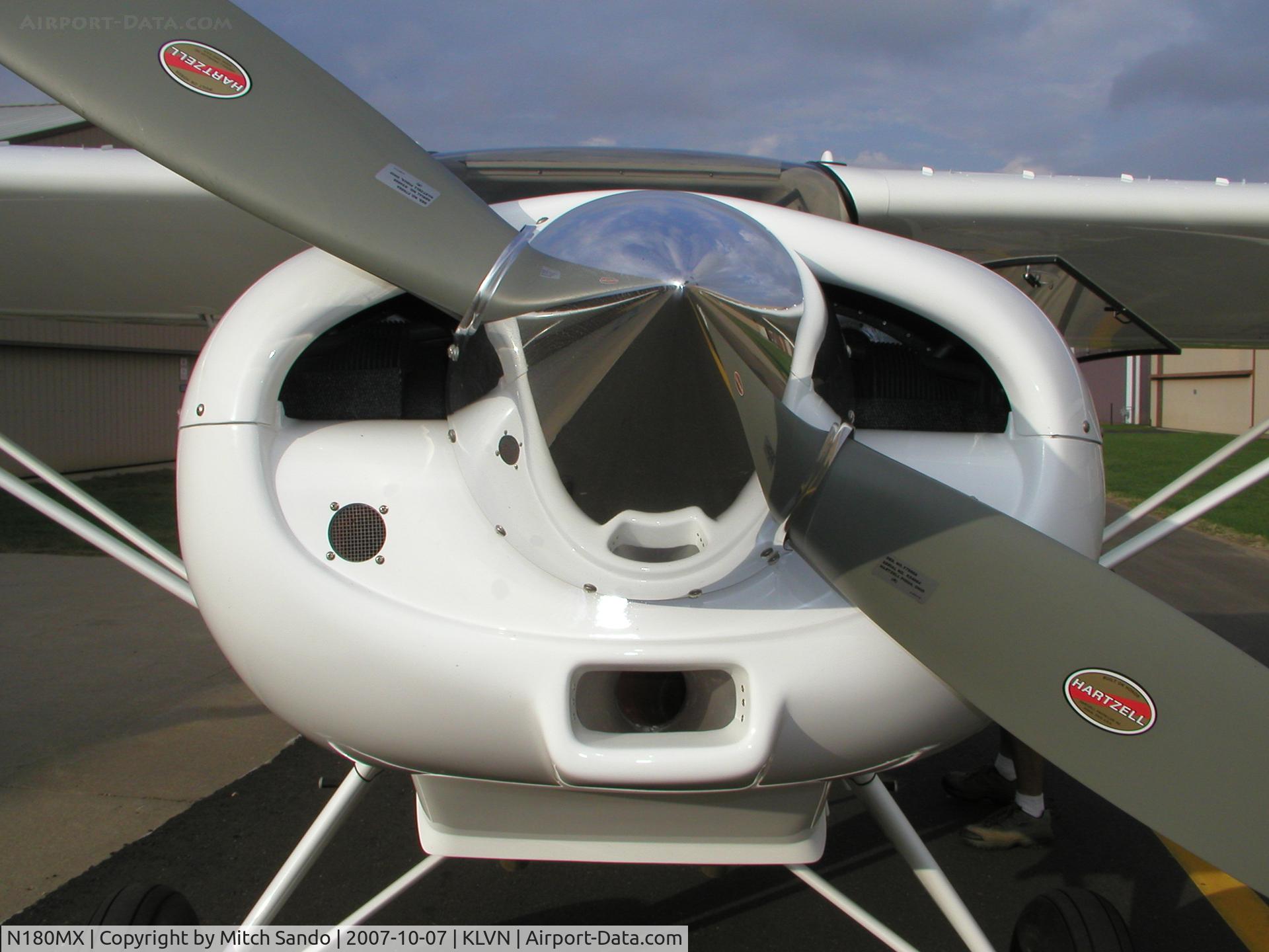 N180MX, 2007 Maule MX-7-180B Star Rocket C/N 22025C, Parked outside the hangar.