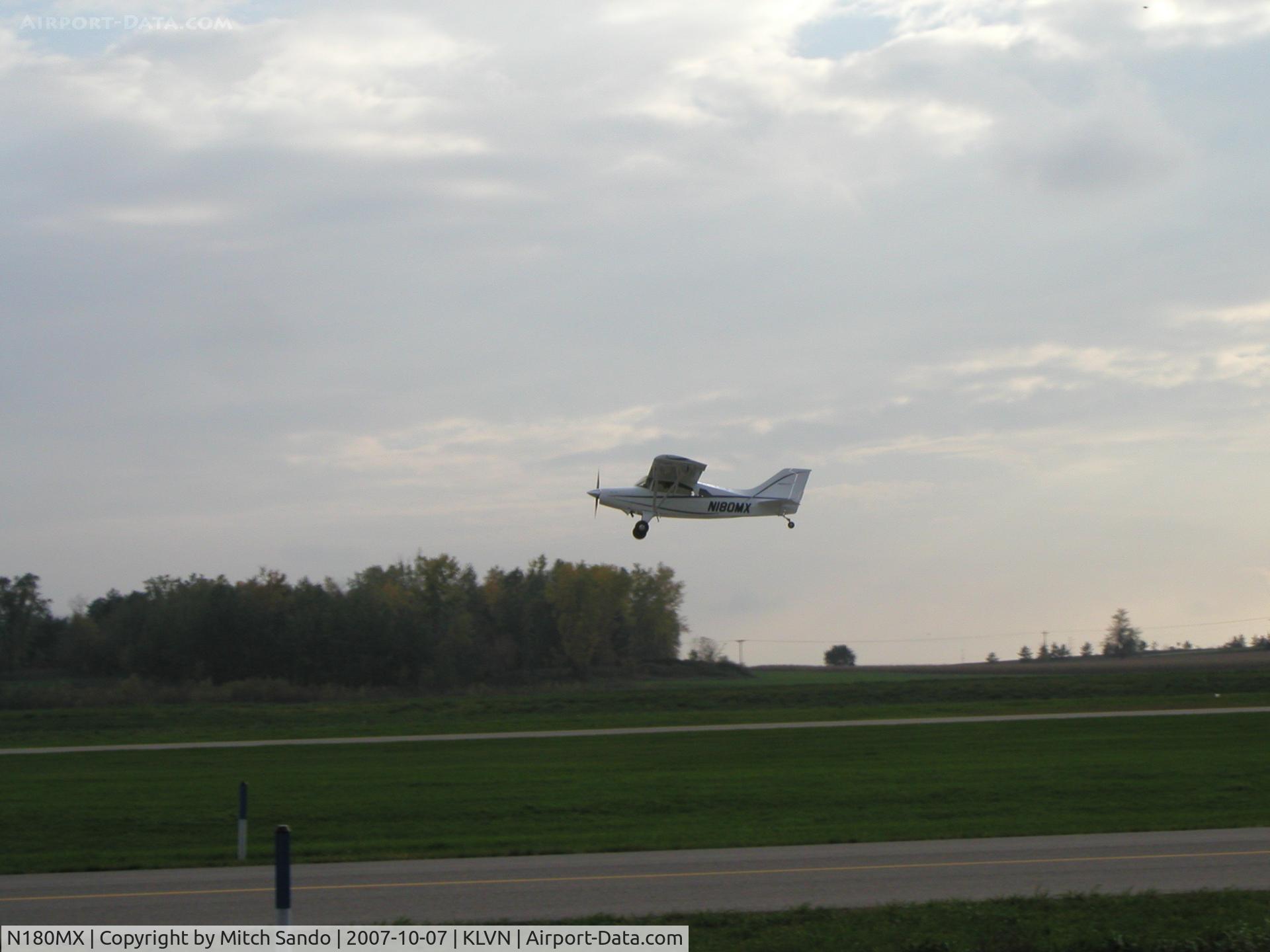 N180MX, 2007 Maule MX-7-180B Star Rocket C/N 22025C, Departing Runway 12.
