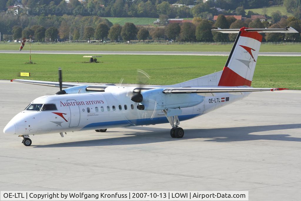 OE-LTL, 1997 De Havilland Canada DHC-8-314Q Dash 8 C/N 485, ready to taxi...