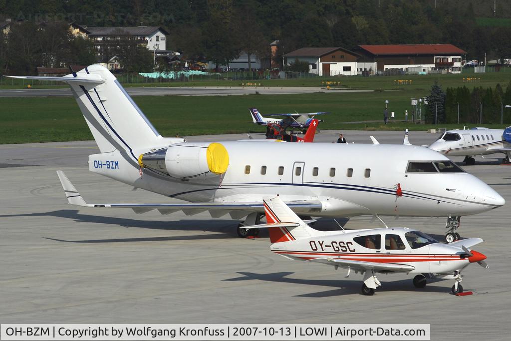 OH-BZM, 2005 Bombardier Challenger 604 (CL-600-2B16) C/N 5626, parked @ INN