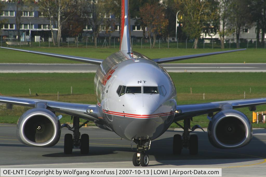 OE-LNT, 2006 Boeing 737-8Z9 C/N 33834, front section detail shot