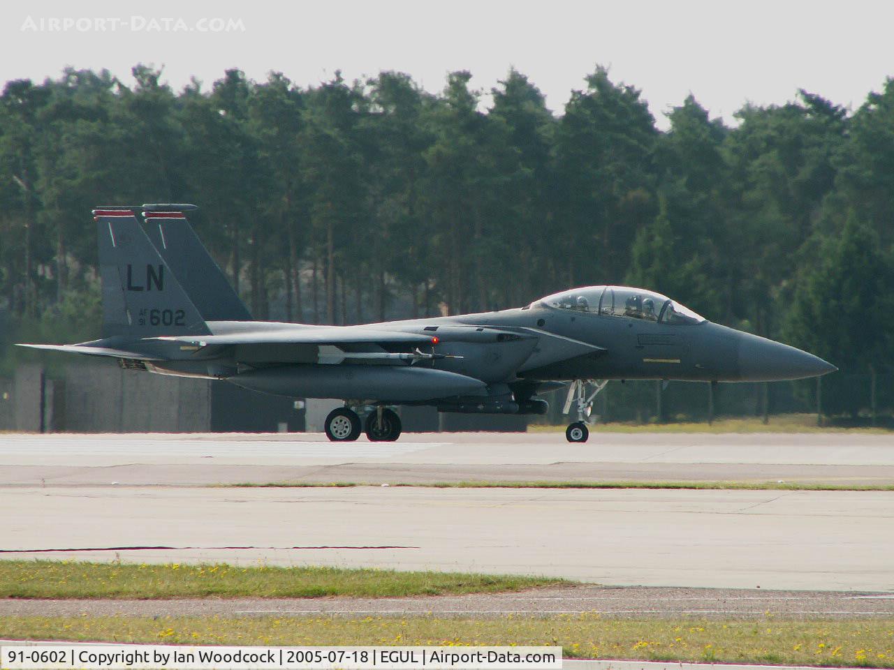 91-0602, 1991 McDonnell Douglas F-15E Strike Eagle C/N 1245/E203, McDonnell-Douglas F-15E/48 FW/RAF Lakenheath 2005