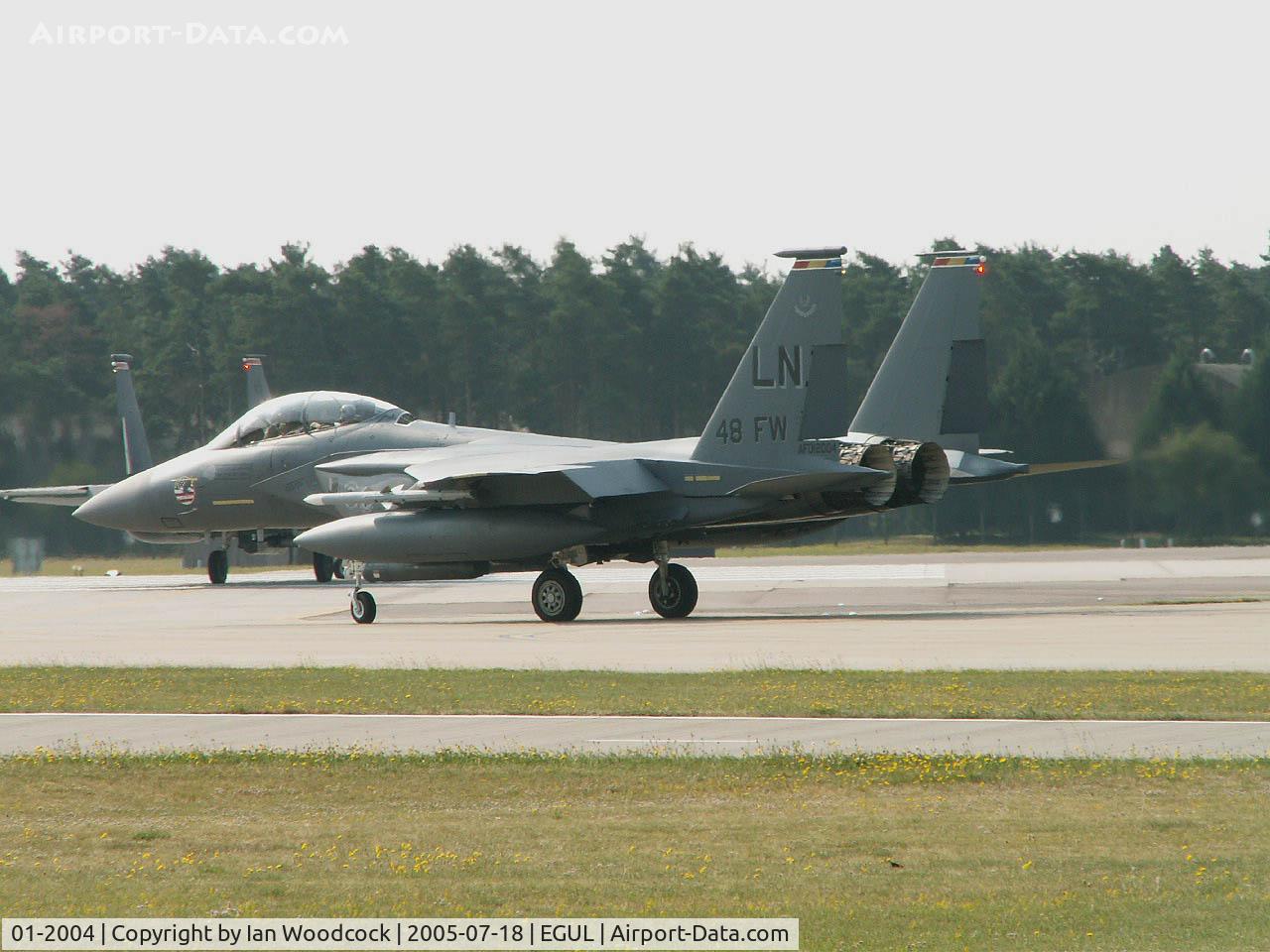 01-2004, 2001 McDonnell Douglas F-15E Strike Eagle C/N 1375/E236, McDonnell-Douglas F-15E/48 FW/RAF Lakenheath 2005