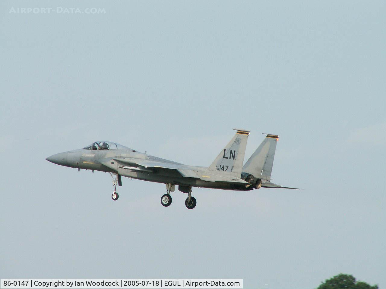 86-0147, 1986 McDonnell Douglas F-15C Eagle C/N 0993/C375, McDonnell-Douglas F-15C/48 FW/RAF Lakenheath 2005