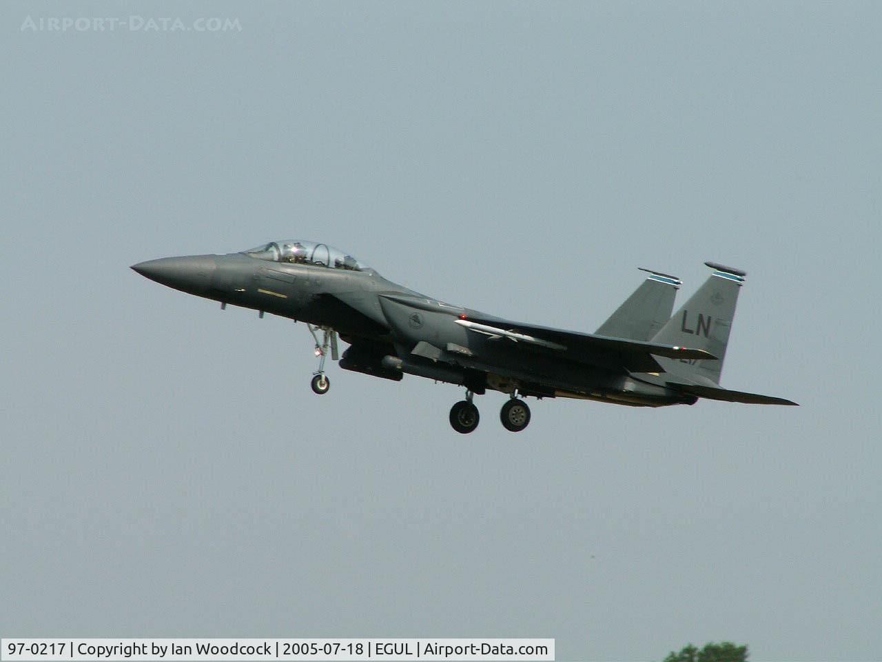 97-0217, 1997 McDonnell Douglas F-15E Strike Eagle C/N 1355/E216, McDonnell-Douglas F-15E/48 FW/RAF Lakenheath 2005