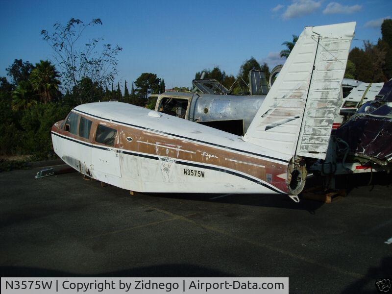 N3575W, Piper PA-32-260 Cherokee Six C/N 32-468, It's life is over (Under this registration)