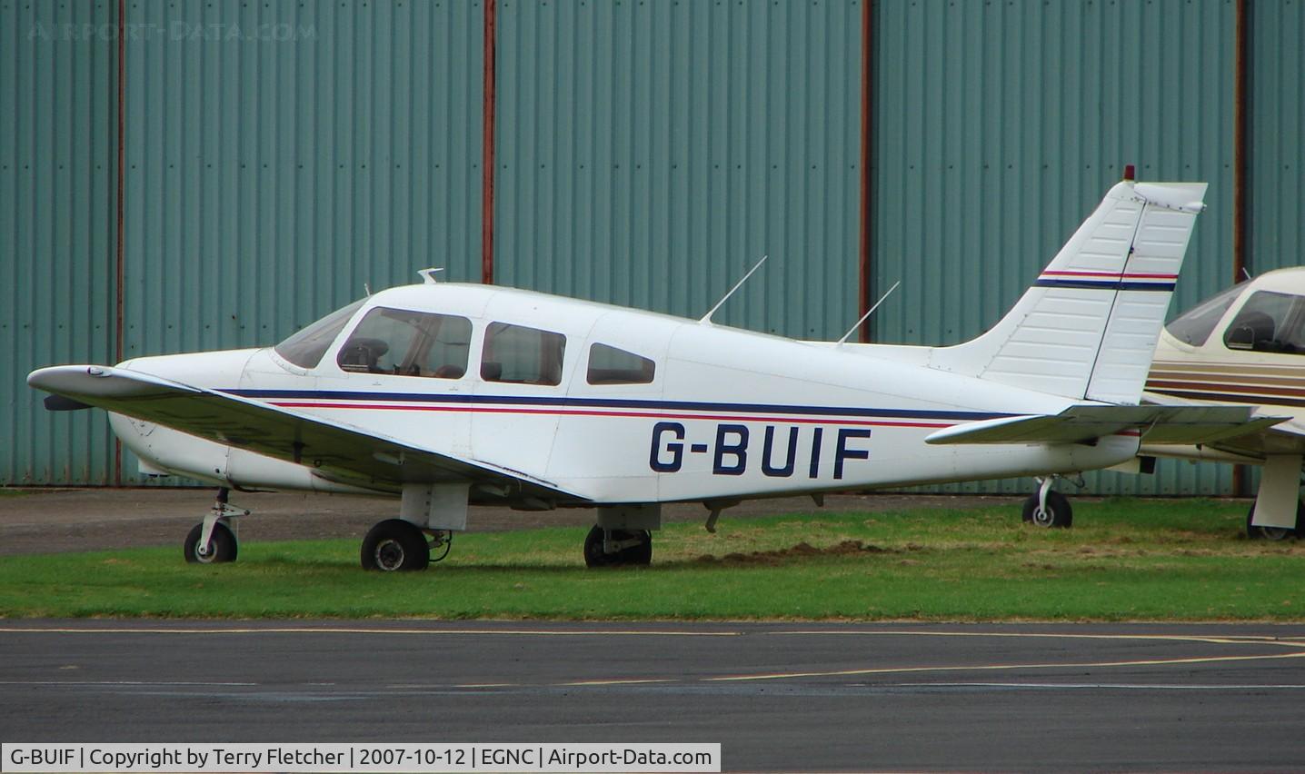 G-BUIF, 1979 Piper PA-28-161 Cherokee Warrior II C/N 28-7916406, Pa28-161