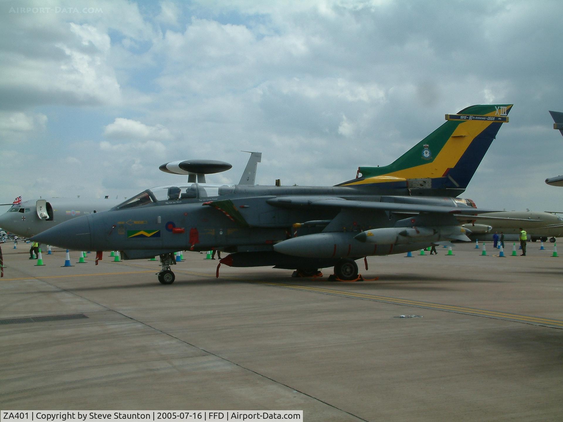 ZA401, 1982 Panavia Tornado GR.4A C/N 206/BS068/2207, Royal International Air Tattoo 2005