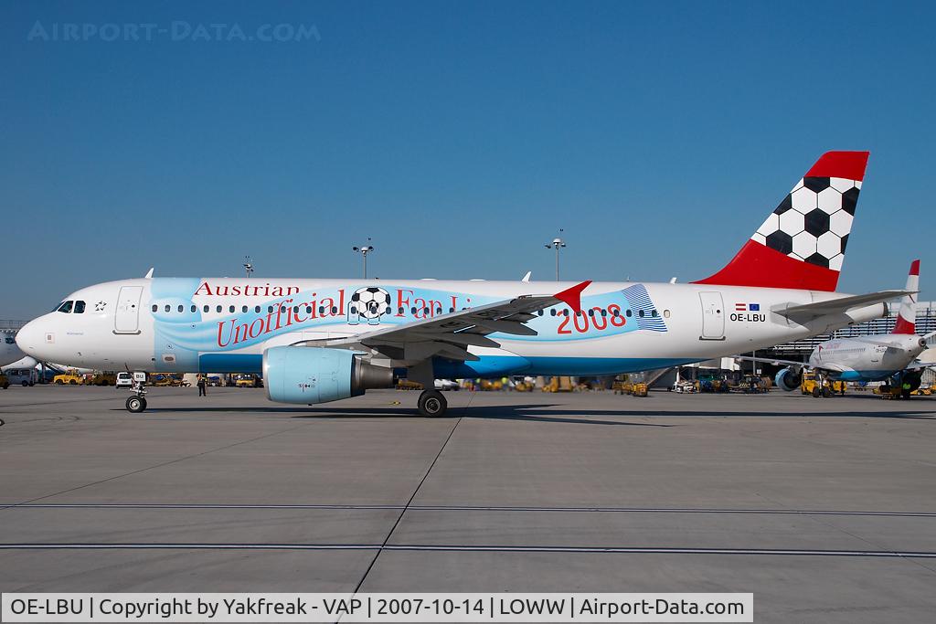 OE-LBU, 2001 Airbus A320-214 C/N 1478, Austrian Airlines Airbus 320