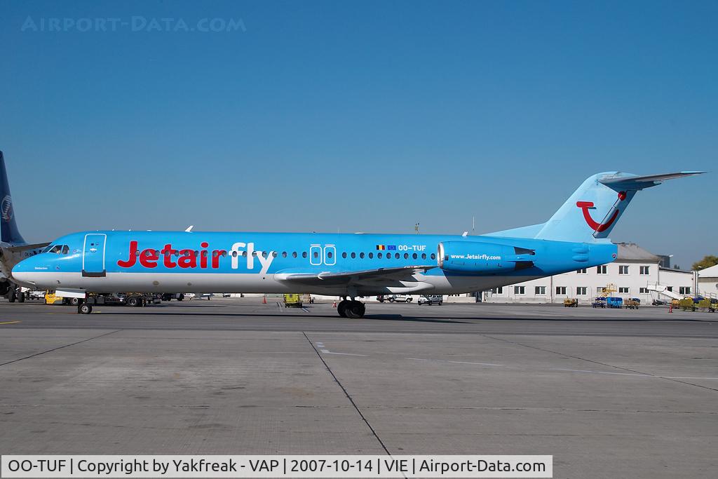 OO-TUF, 1991 Fokker 100 (F-28-0100) C/N 11373, Jetair Fokker 100