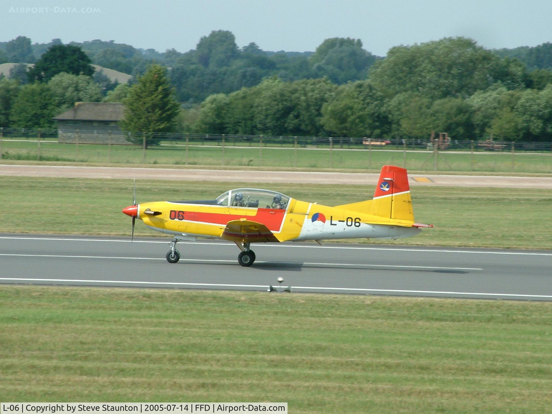 L-06, Pilatus PC-7 Turbo Trainer C/N 543, Royal International Air Tattoo 2005