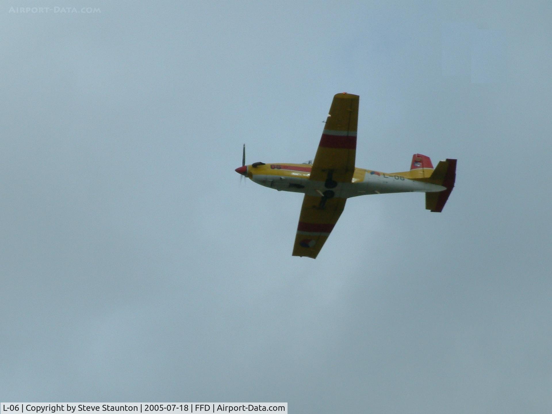 L-06, Pilatus PC-7 Turbo Trainer C/N 543, Royal International Air Tattoo 2005