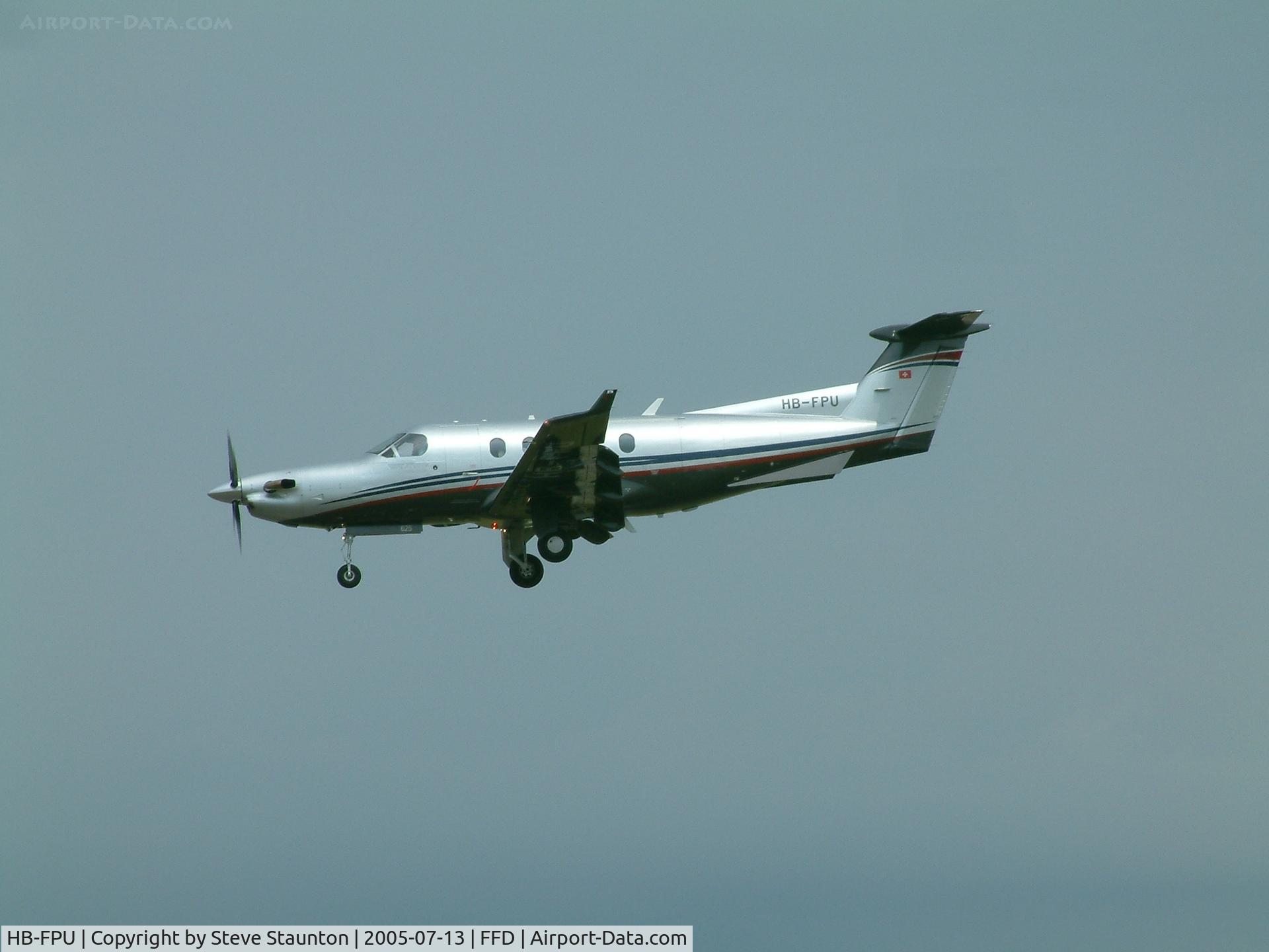 HB-FPU, 2005 Pilatus PC-12/45 C/N 625, Royal International Air Tattoo 2005