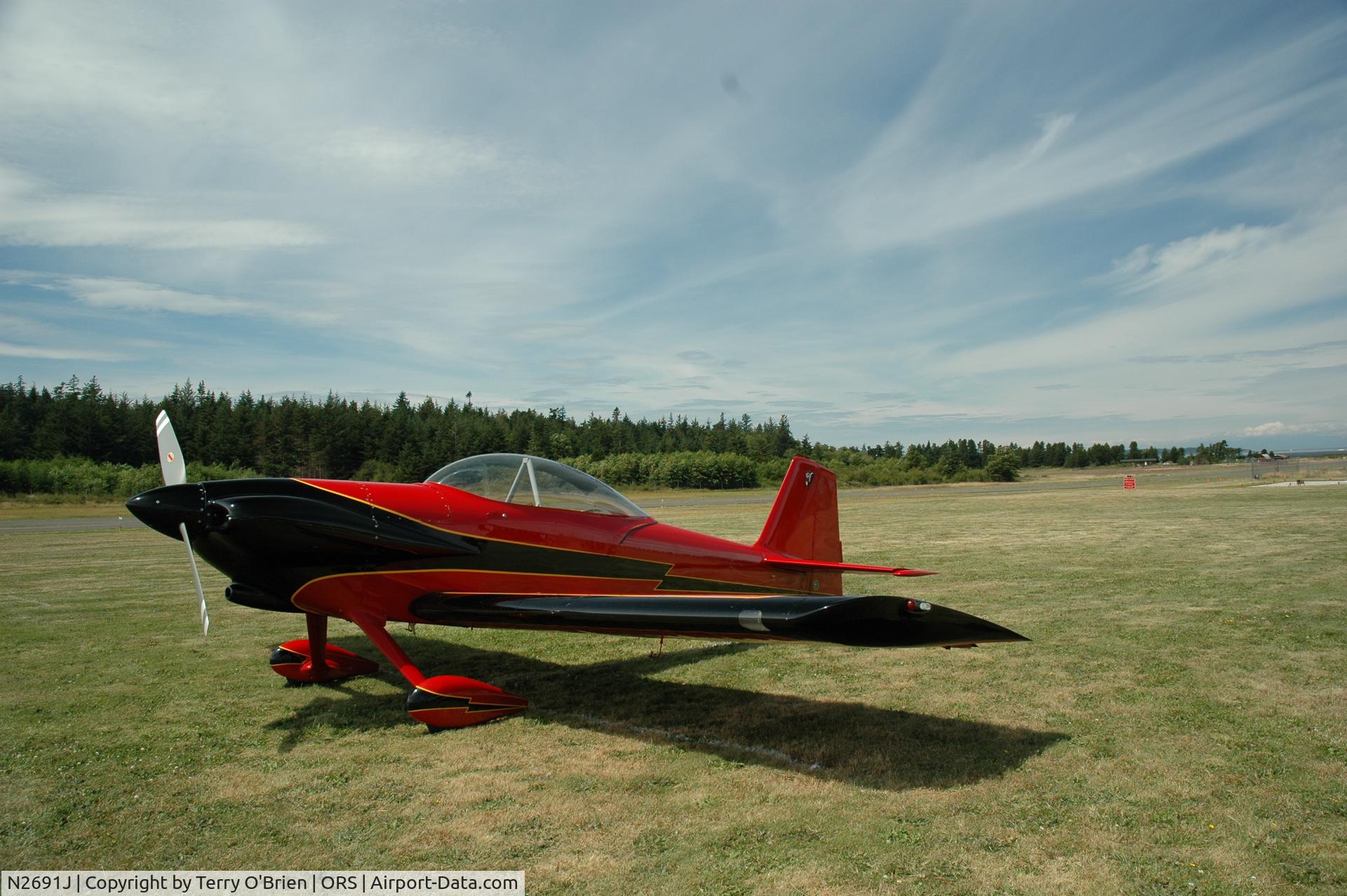 N2691J, 1993 Vans RV-4 C/N 2233, RV-4 shot taken at Orcas Island airport, Washington