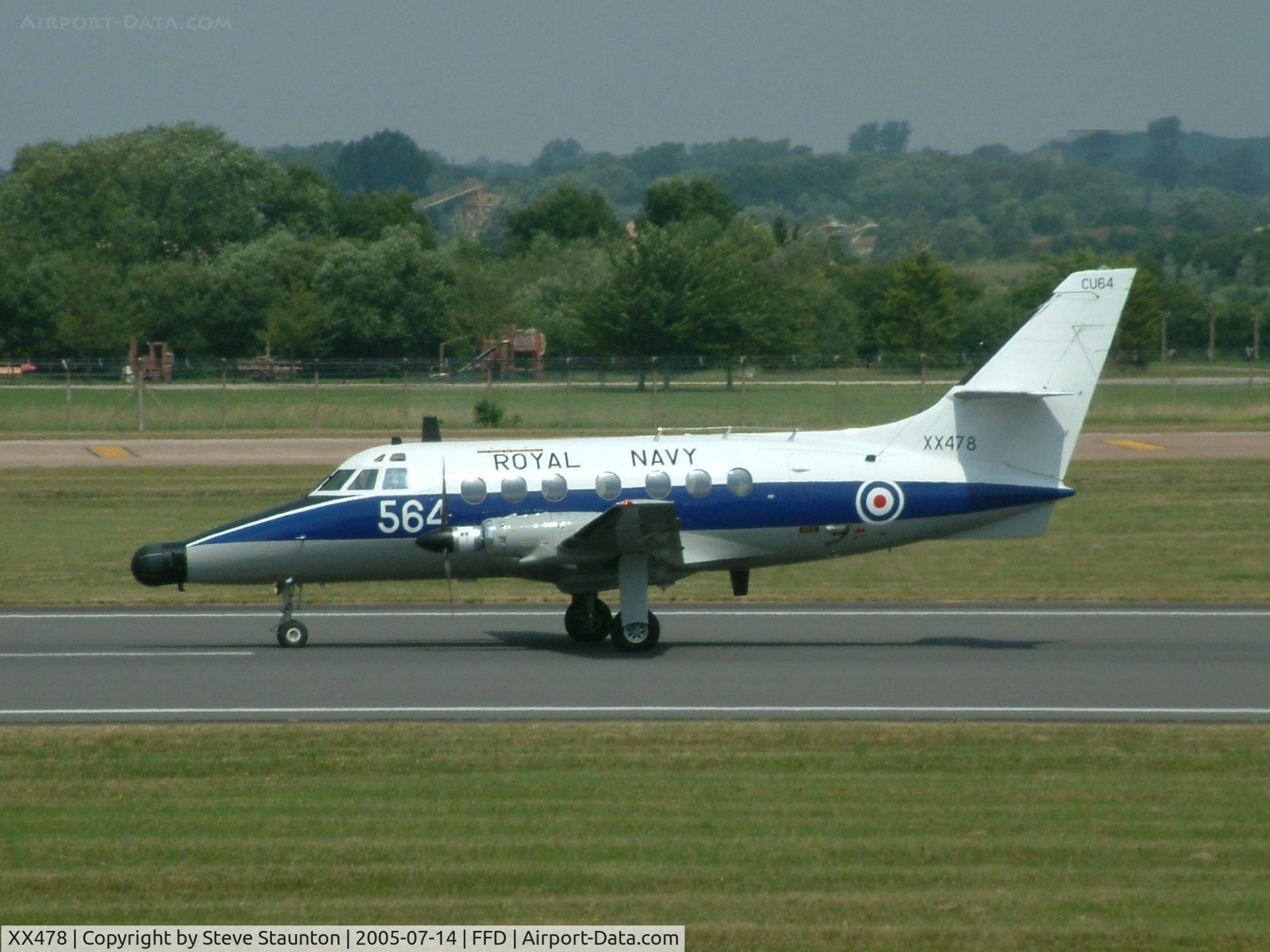XX478, 1970 Scottish Aviation HP-137 Jetstream T.2 C/N 261, Royal International Air Tattoo 2005