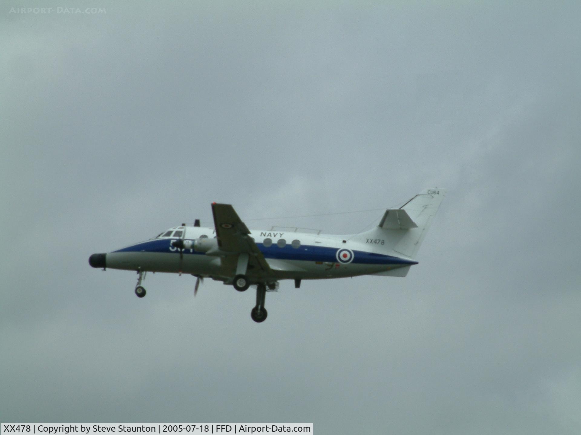 XX478, 1970 Scottish Aviation HP-137 Jetstream T.2 C/N 261, Royal International Air Tattoo 2005
