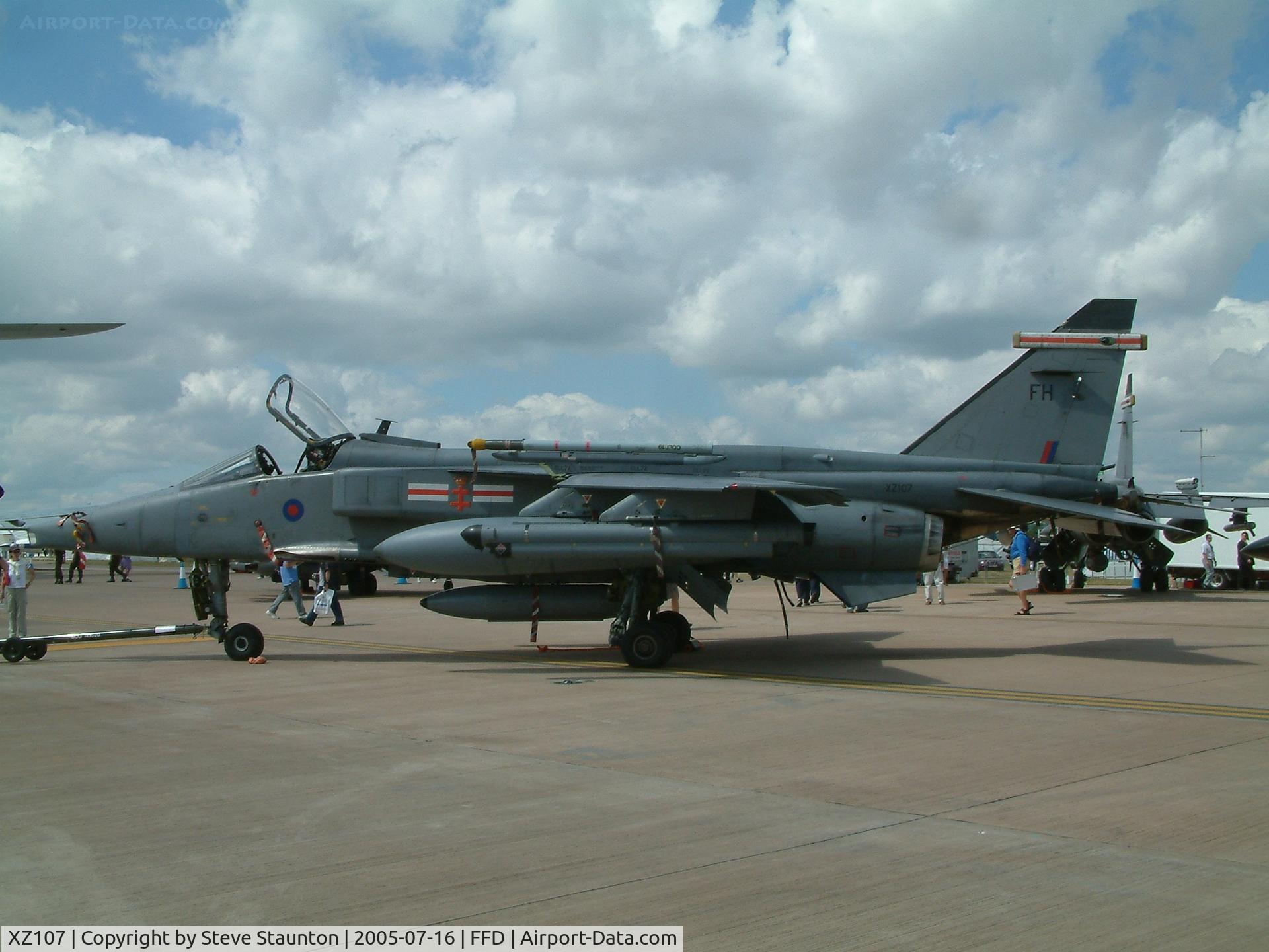 XZ107, 1976 Sepecat Jaguar GR.3A C/N S.108, Royal International Air Tattoo 2005