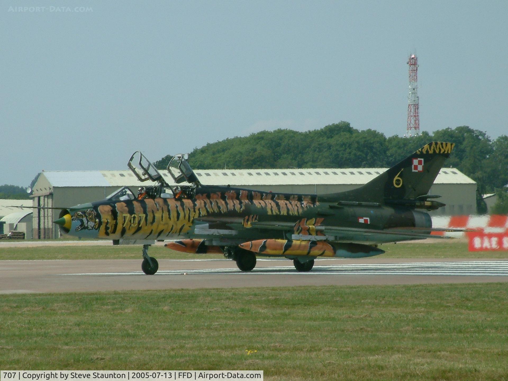 707, Sukhoi Su-22UM-3K C/N 17532369707, Royal International Air Tattoo 2005