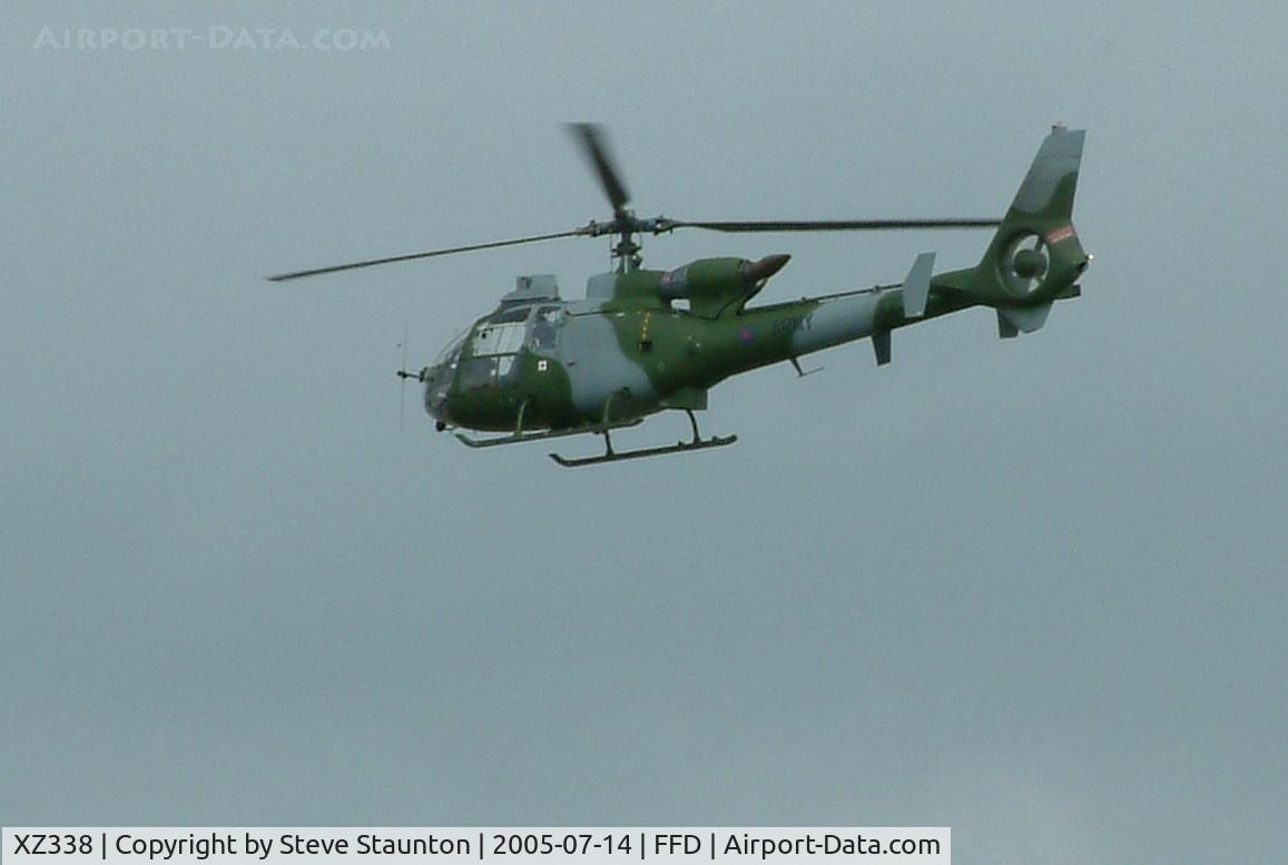 XZ338, 1977 Westland SA-341B Gazelle AH1 C/N 1682, Royal International Air Tattoo 2005