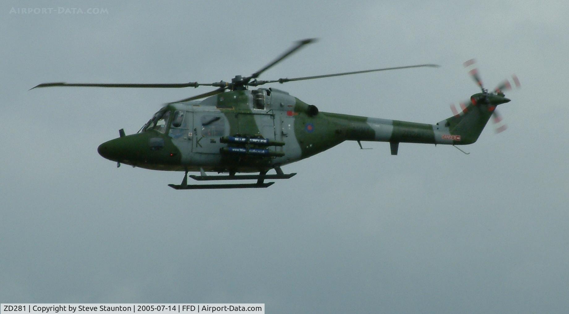 ZD281, 1983 Westland Lynx AH.7 C/N 304, Royal International Air Tattoo 2005