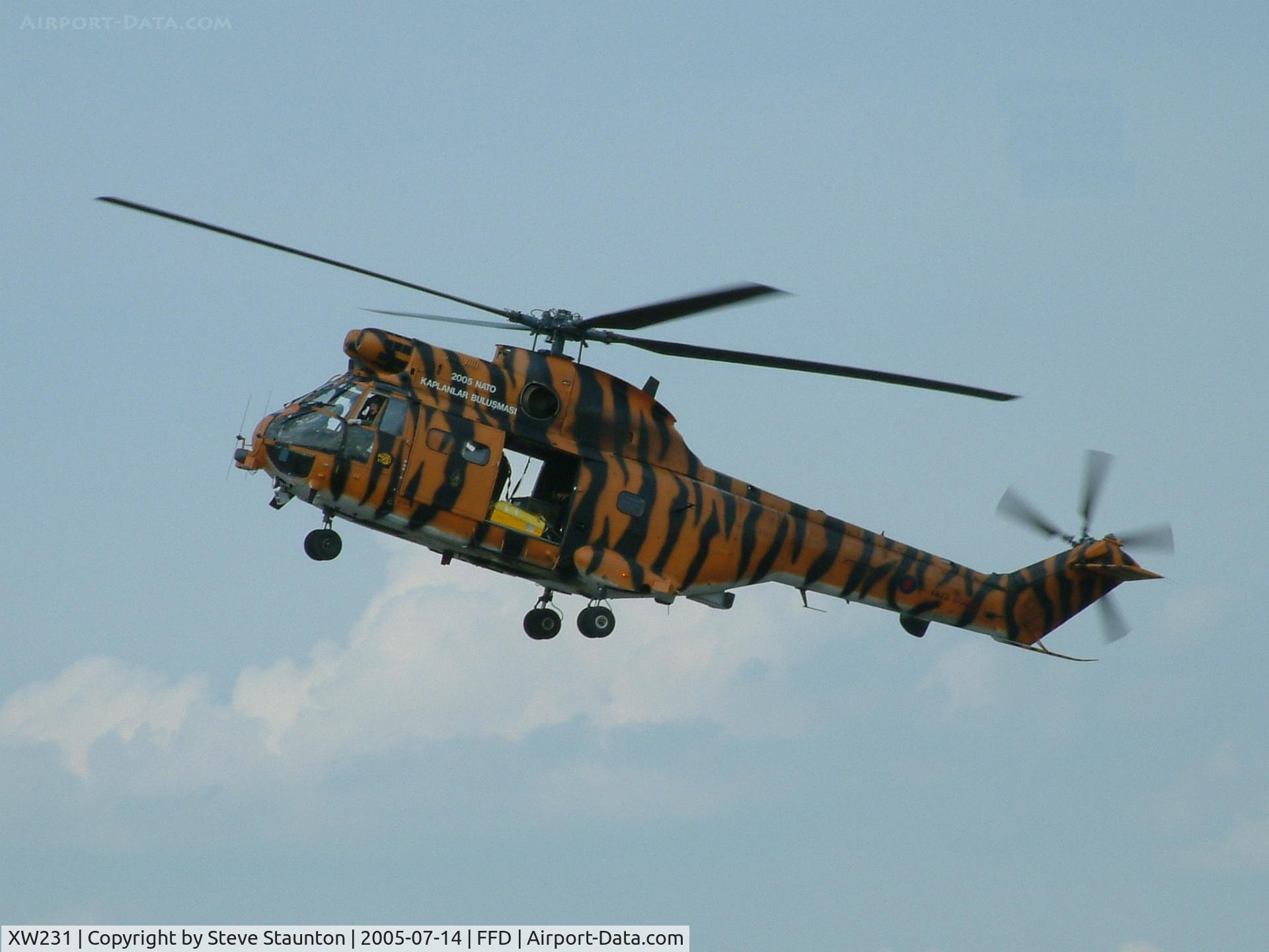 XW231, 1972 Westland Puma HC.1 C/N 1195, Royal International Air Tattoo 2005