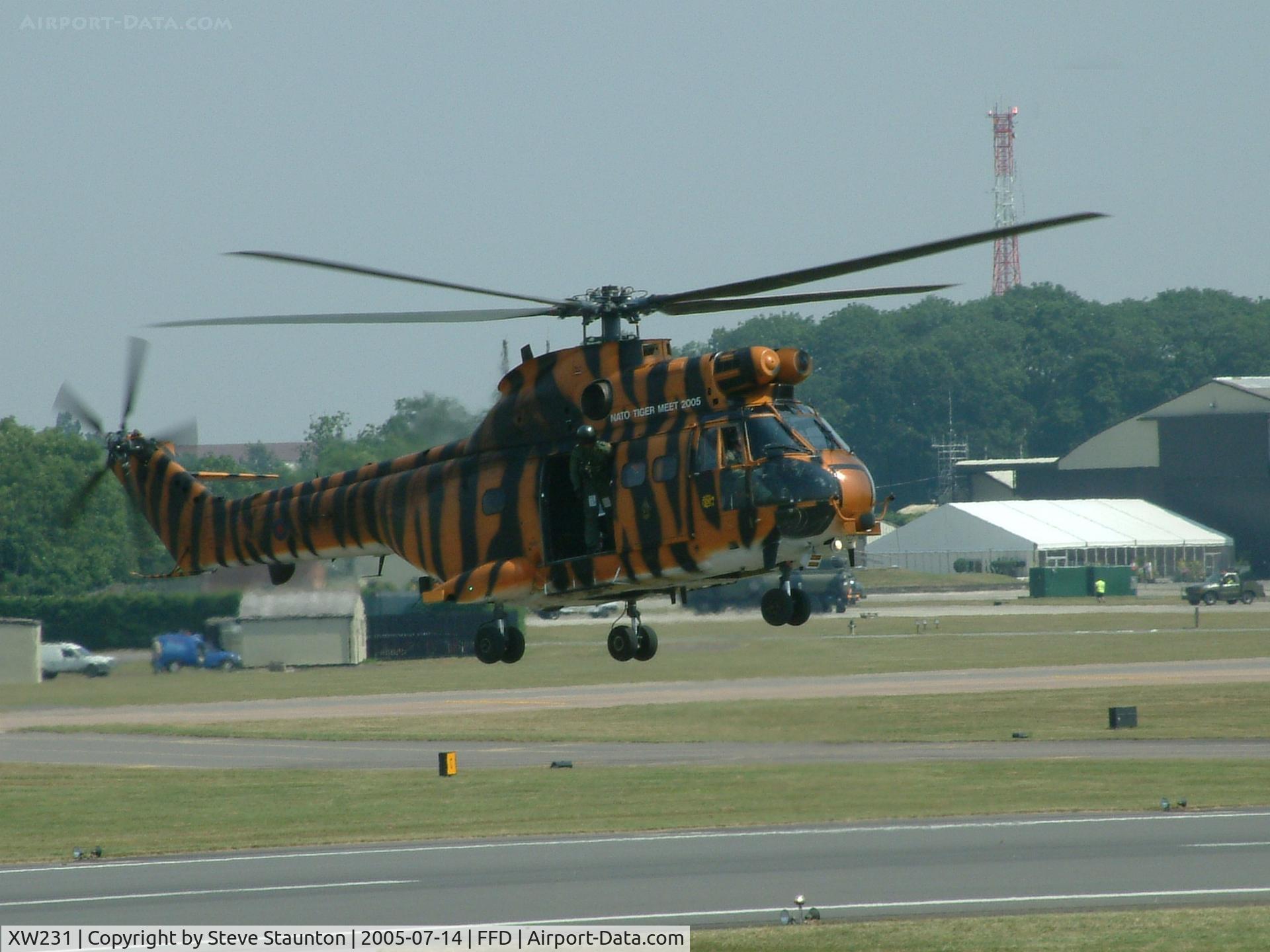 XW231, 1972 Westland Puma HC.1 C/N 1195, Royal International Air Tattoo 2005