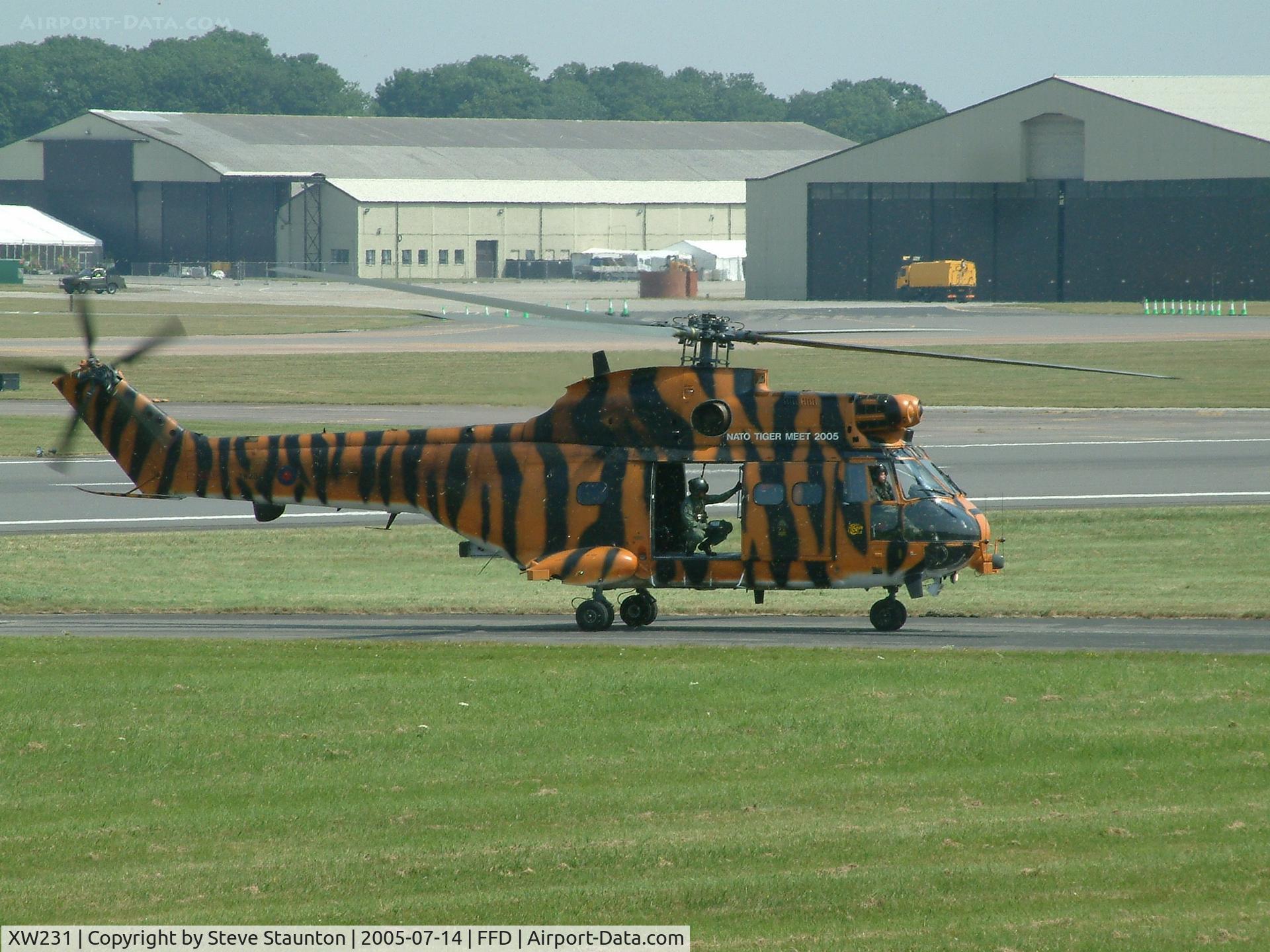 XW231, 1972 Westland Puma HC.1 C/N 1195, Royal International Air Tattoo 2005