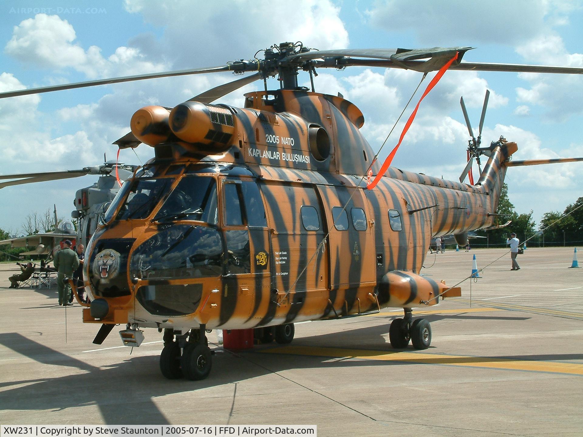 XW231, 1972 Westland Puma HC.1 C/N 1195, Royal International Air Tattoo 2005