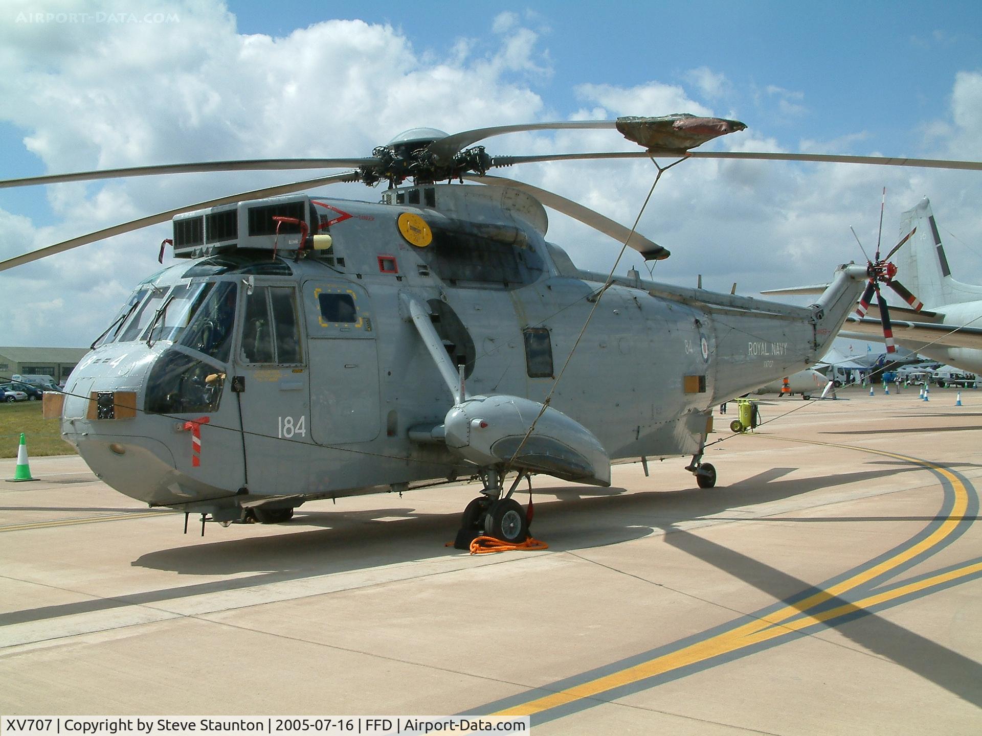 XV707, 1971 Westland Sea King ASaC.7 C/N WA678, Royal International Air Tattoo 2005